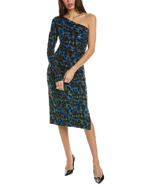 Women's Transitional Outfit Feminine Elegance Diane von Furstenberg Minerva Midi Dress