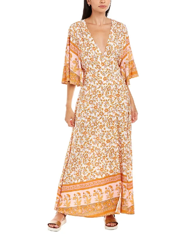 Timeless Women's Clothes Refined Simplicity Traffic People Castaway Wrap Maxi Dress