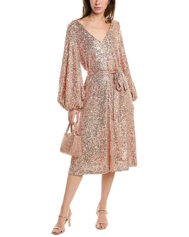 Comfortable Outfit For Women Lighten Up with Nordic Styles Beulah Sequin Midi Dress