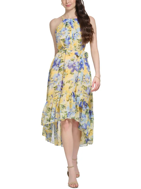 Women's Classic Attire Spring Fling Sale Plus Womens Floral Print Long Maxi Dress