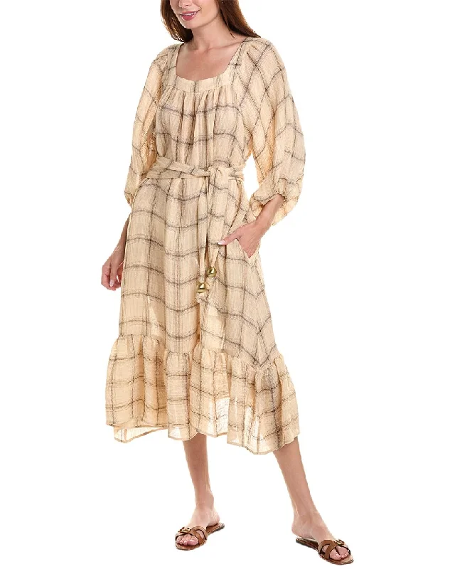 Women's Garments Everyday Glamour Lisa Marie Fernandez Laure Linen-Blend Maxi Dress