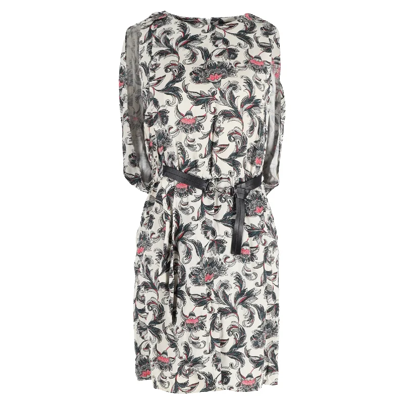 Women's Fashion-Forward Apparel Buy More, Save More Louis Vuitton Dress with Belt in Floral Print Cotton