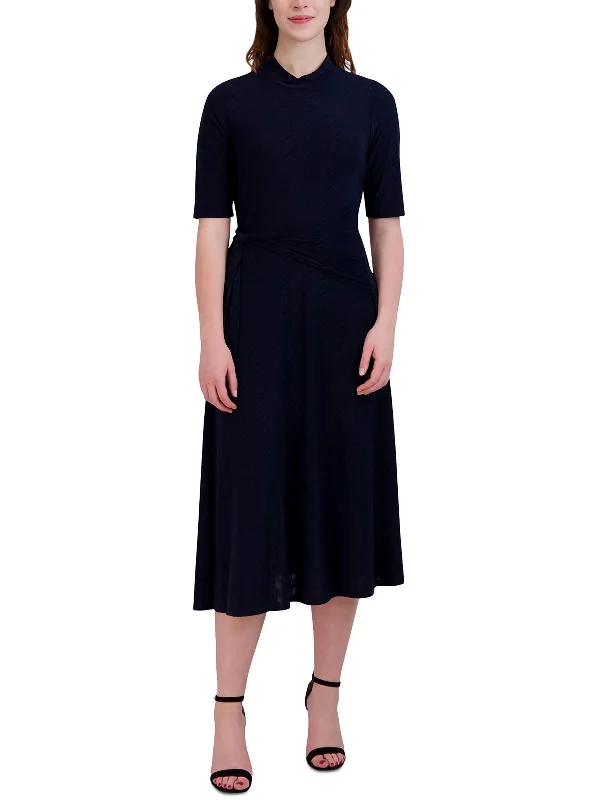 Women's High-End Clothing Limited - Time Bundle Womens Jersey Tie Waist Maxi Dress