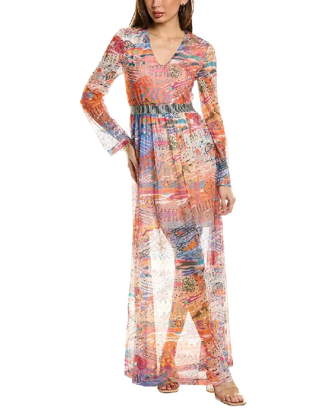 Stylish Women's Garments Refined Simplicity M Missoni Lace Maxi Dress