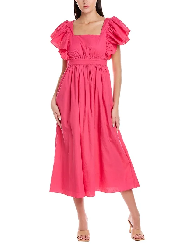 Stylish Outerwear Clothes For Women Luxe Layering Garrie B Ruffle Maxi Dress