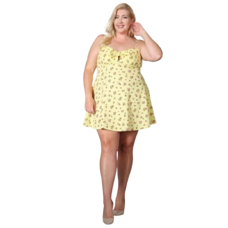 Women's Vacation Clothes Save on Inspired Styles Plus Size Floral Fit And Flare Dress