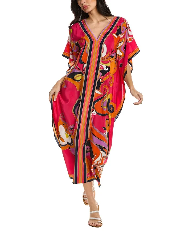 Comfortable Women's Apparel Chic Allure Trina Turk Theodora Silk Maxi Dress