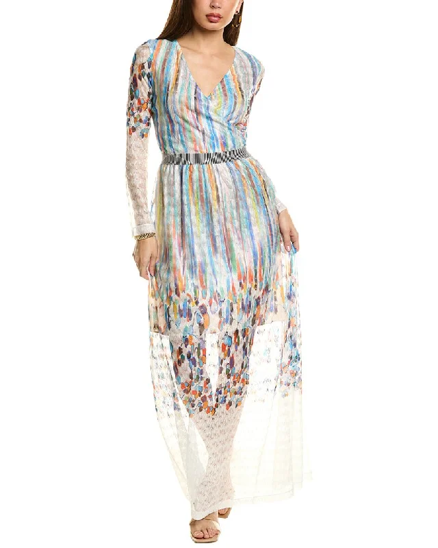 Women's Professional Garments Alluring Design M Missoni Lace Wool-Blend Maxi Dress