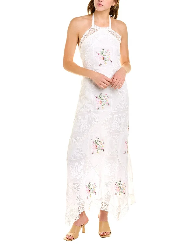 Women's Clothing Apparel Elegant Contour LoveShackFancy Kamia Maxi Dress