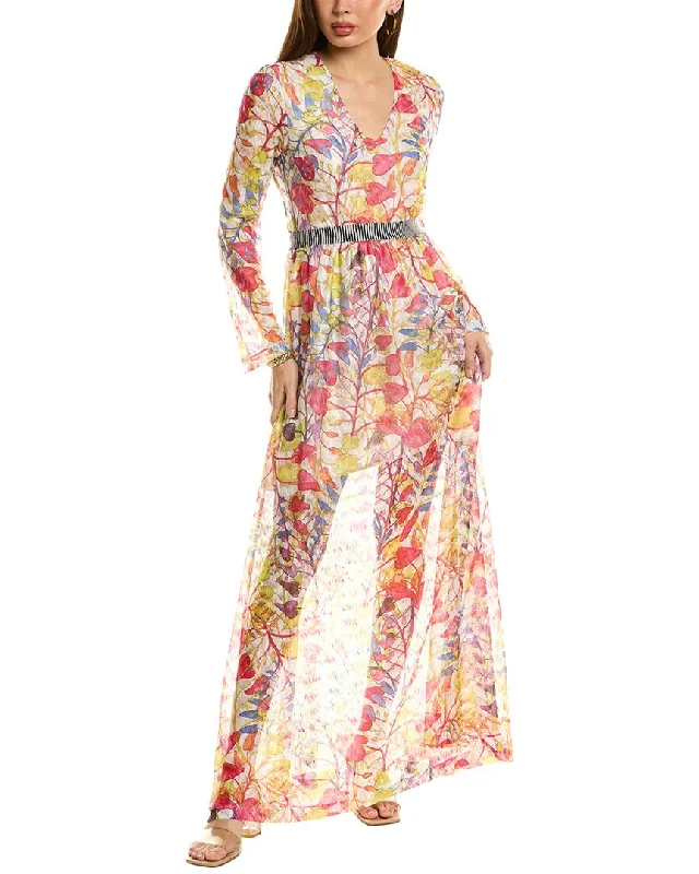 Charming Women's Garments Fashion-Forward Style M Missoni Lace Maxi Dress