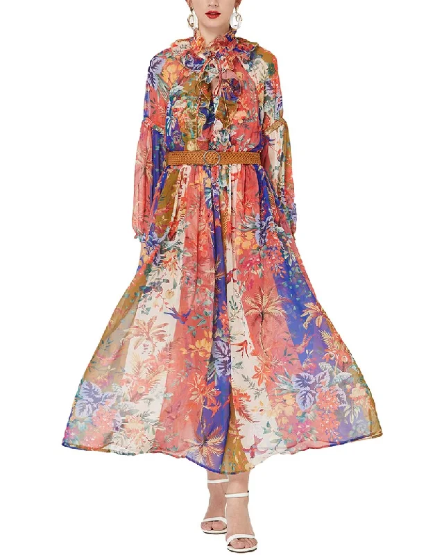 Women's Clothing Apparel Sets Ethnic Cultural Event Wear Kaimilan Maxi Dress