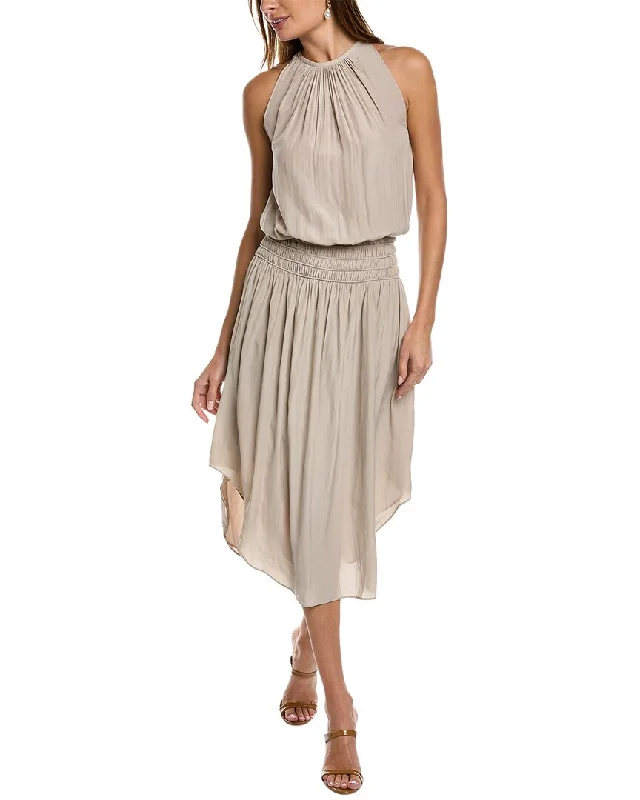 Women's Professional Attire Feminine Soft - Hued Look Ramy Brook Sleeveless Audrey Midi Dress