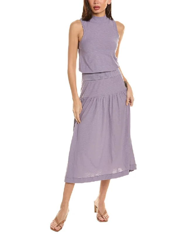 Women's Tops And Clothing Grab Romantic Date - Night Styles Now Nation LTD Margot Turtleneck Tank Maxi Dress