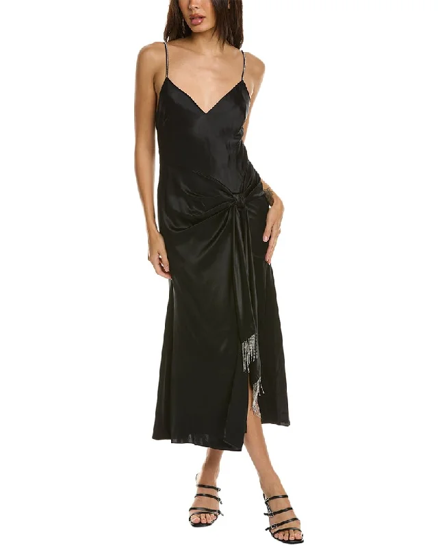 Women's Resort Garments Minimalist Chic Cinq a Sept Kalena Silk Midi Dress