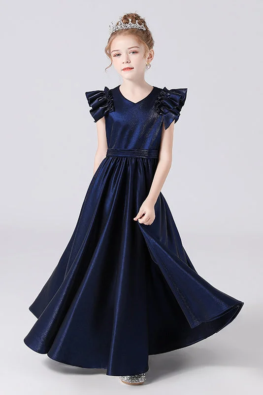 Casual Attire For Women Hollywood Glam Award - Show Style A Line Elegant Sleeveless Floor Length Flower Girl Dress