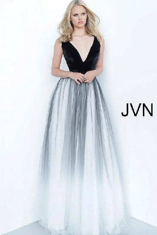 Women's Plus-Size Outfit Casual Elegance Jovani 2060 Long Prom Ballgown