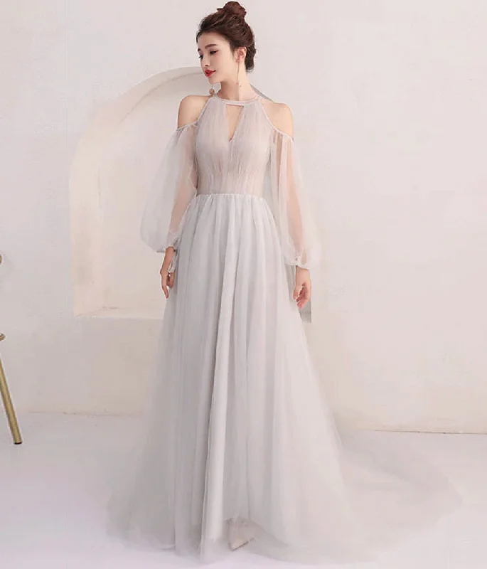 Comfortable Women's Attire A LINE TULLE LONG BALL GOWN DRESS EVENING DRESS PROM GOWN EVENING DRESS  cg10825