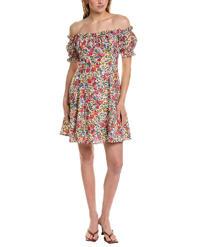 Women's Vintage-Inspired Outfit Flash Deals 70/21 Floral Mini Dress