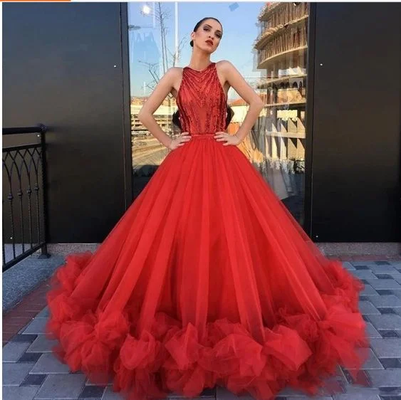 Women's Trendy Casual Outfit Stunning sequined puffy queen pleating formal evening party prom dress ball gown  cg5914