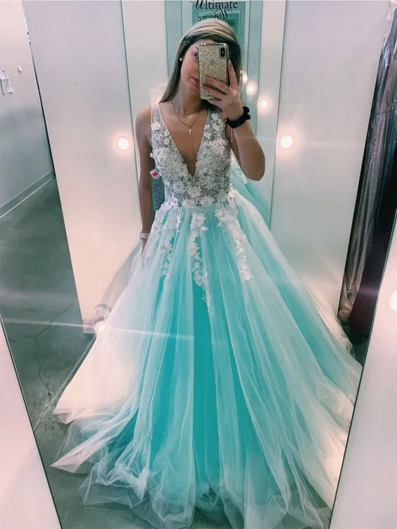 Women's Casual Garments A line Prom Dress Formal Gown   cg9892