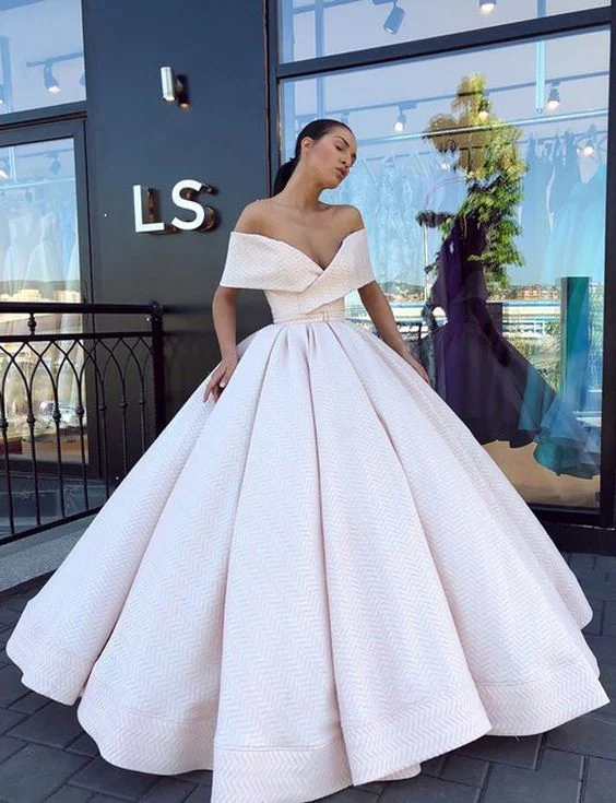 Women's Evening Attire off the shoulder ball gown prom/evening dresses  cg5857