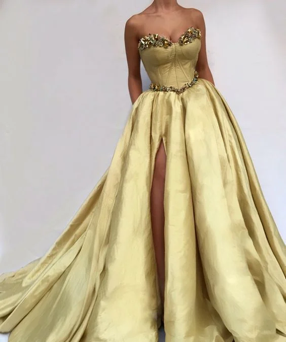 Women's Plus-Size Casual Outfit Golden Miriam Gown prom dress  cg6110