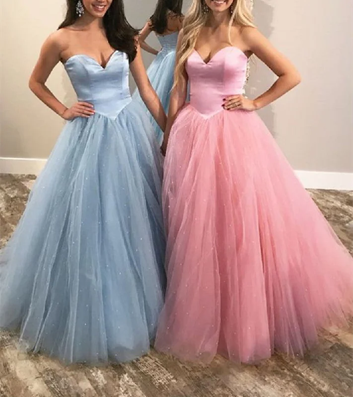 Women's Chic Apparel Great Prices on Feminine Styles Women Sweetheart Prom Dresses Long Tulle Evening Gowns Formal Party Dress YPD255