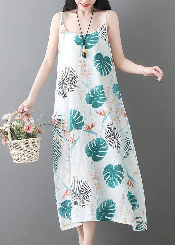 Charming Everyday Clothing For Women Score Big on Glamorous Red - Carpet Styles Style sleeveless tunic dress Runway white prints Dresses summer