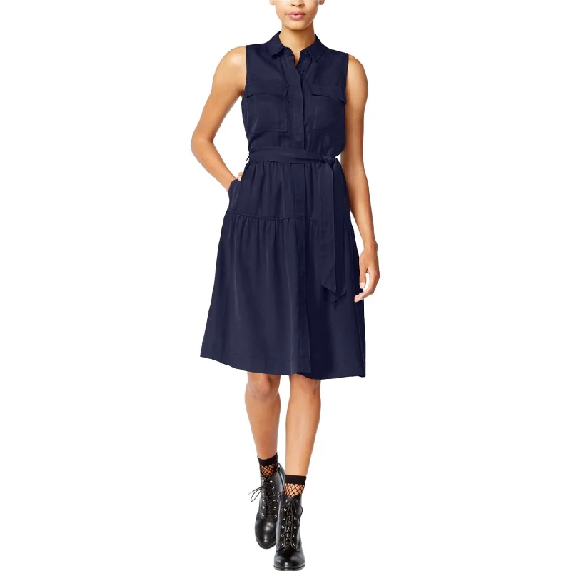 Women's Formal Event Outfit Seasonal Trend Maison Jules Womens Utility-Pocket Shirt Dress