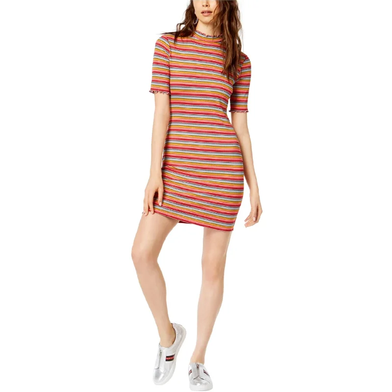 Women's Professional Outfit Luxury Comfort Socialite Womens Striped Bodycon Shirt Dress